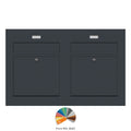 Briefkasten Edelstahl B3 Twin