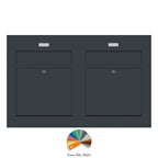 Briefkasten Edelstahl B3 Twin