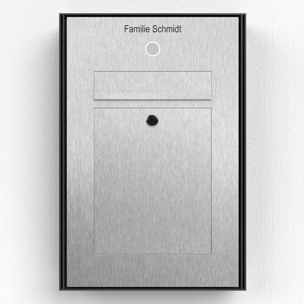 Briefkasten Edelstahl Aufputz B2 Bell