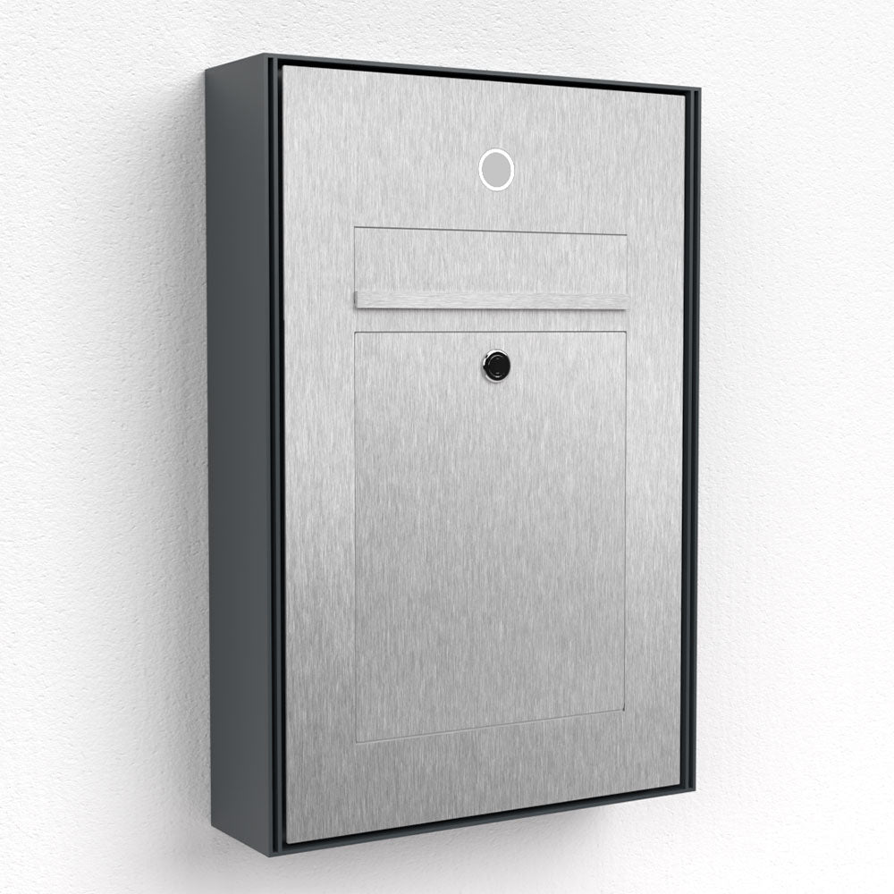 Briefkasten Edelstahl Aufputz B2 Bell