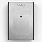 Briefkasten Edelstahl Aufputz B2
