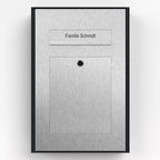 Briefkasten Edelstahl Aufputz B2