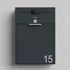 Anthrazit Briefkasten B4 Big Video