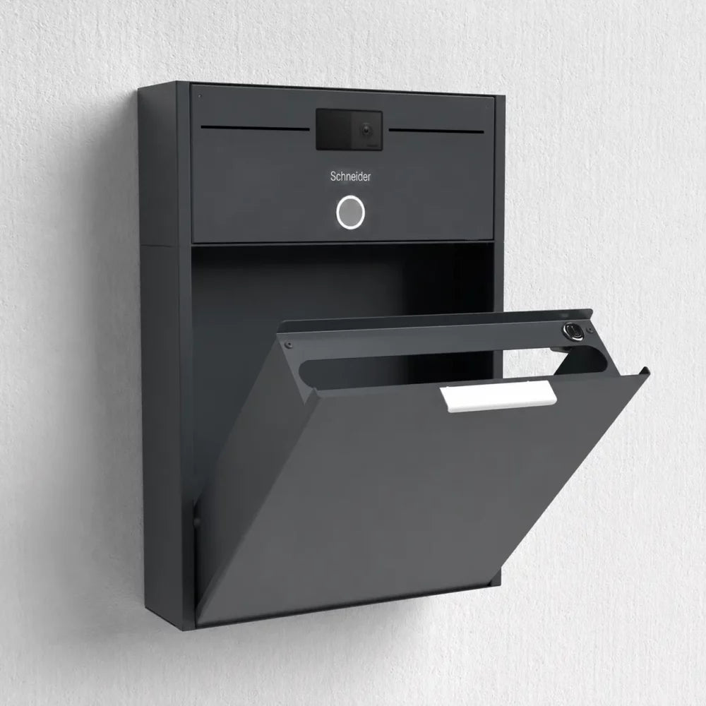 Anthrazit Briefkasten B4 Big Video