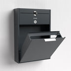 Anthrazit Briefkasten B4 Big Video