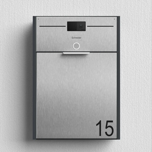 Anthrazit Briefkasten B4 Big Video