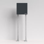 Briefkasten Anthrazit freistehend – B1 Light 7016 OZ