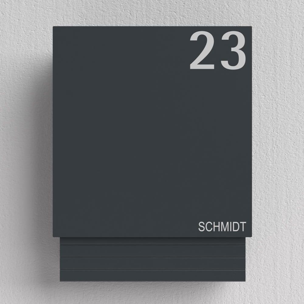 Anthrazit Briefkasten B1 Light