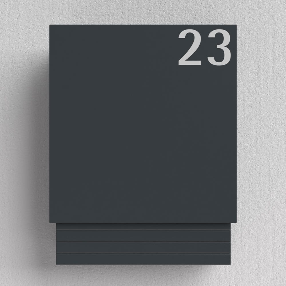 Anthrazit Briefkasten B1 Light