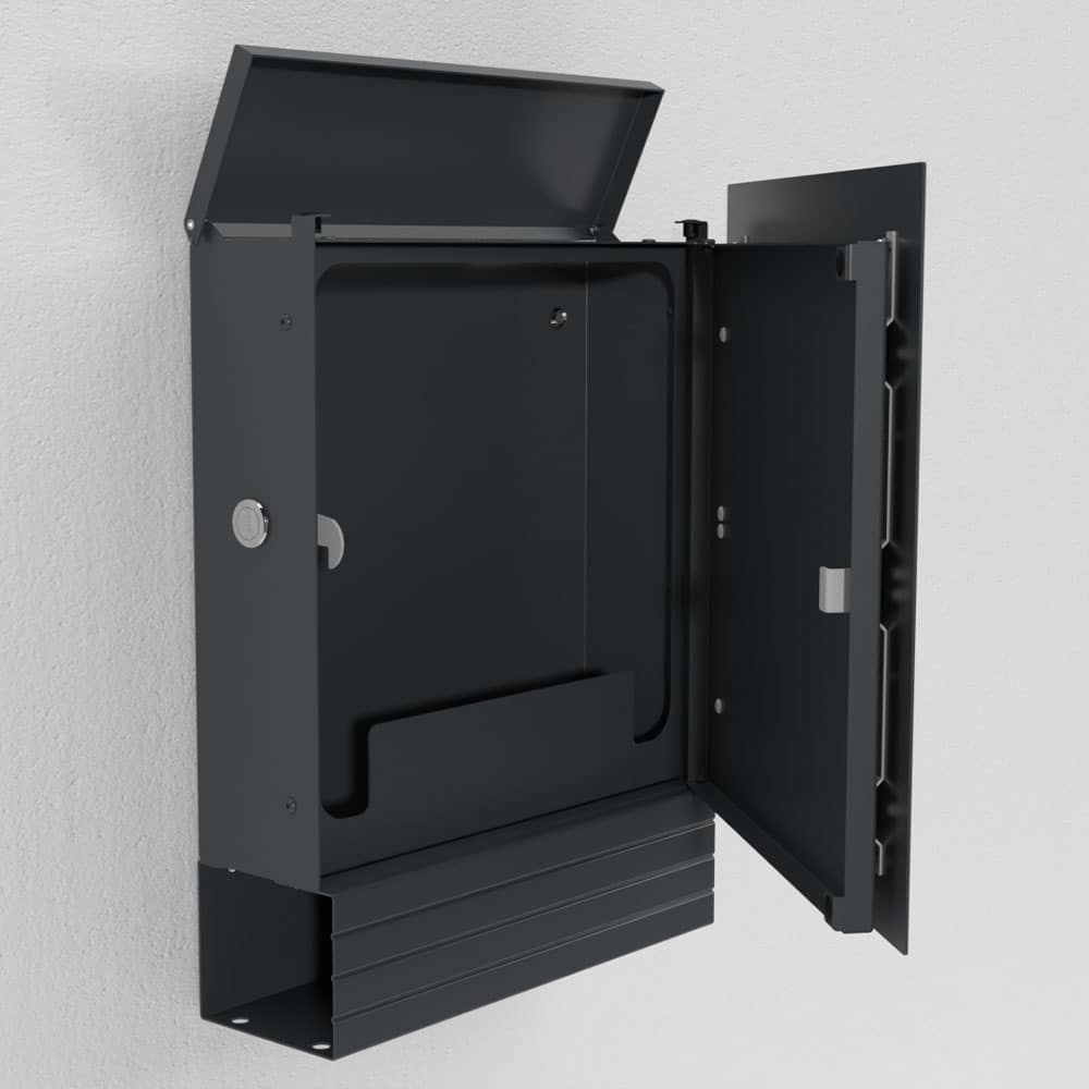 Anthrazit Briefkasten B1 Light