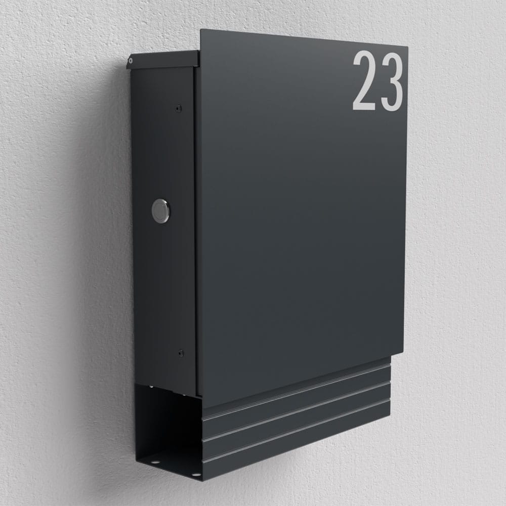 Anthrazit Briefkasten B1 Light