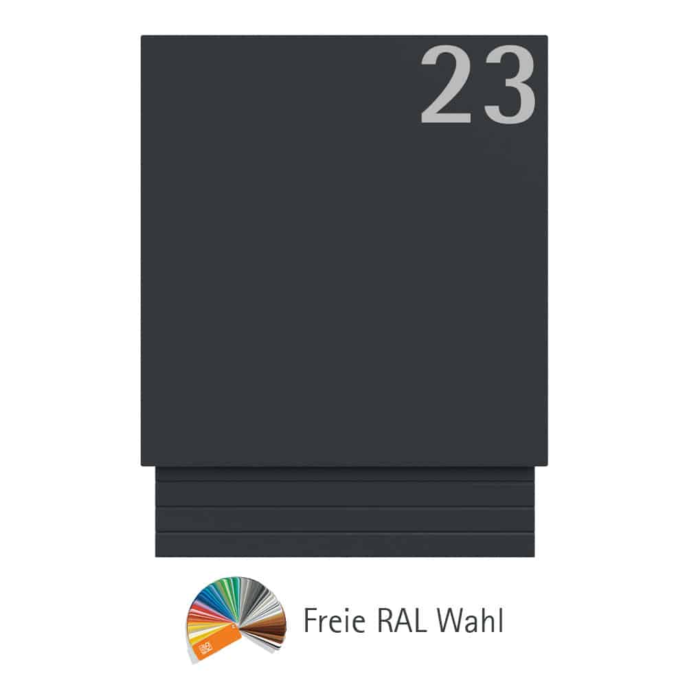 Anthrazit Briefkasten B1 Light