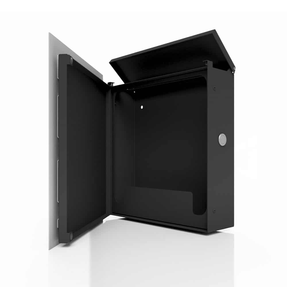 Briefkasten Anthrazit freistehend – B1 Light Shield OZ