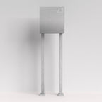 Edelstahl Briefkasten freistehend – B1 Light Steel OZ