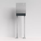 Edelstahl Briefkasten freistehend – B1 Light Steel