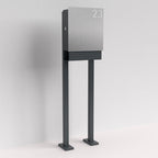 Edelstahl Briefkasten freistehend – B1 Light Steel