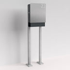 Edelstahl Briefkasten freistehend – B1 Light Steel