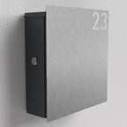 Edelstahl Briefkasten – B1 Light Steel OZ