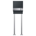 Briefkasten Anthrazit freistehend – B1 Light Shield