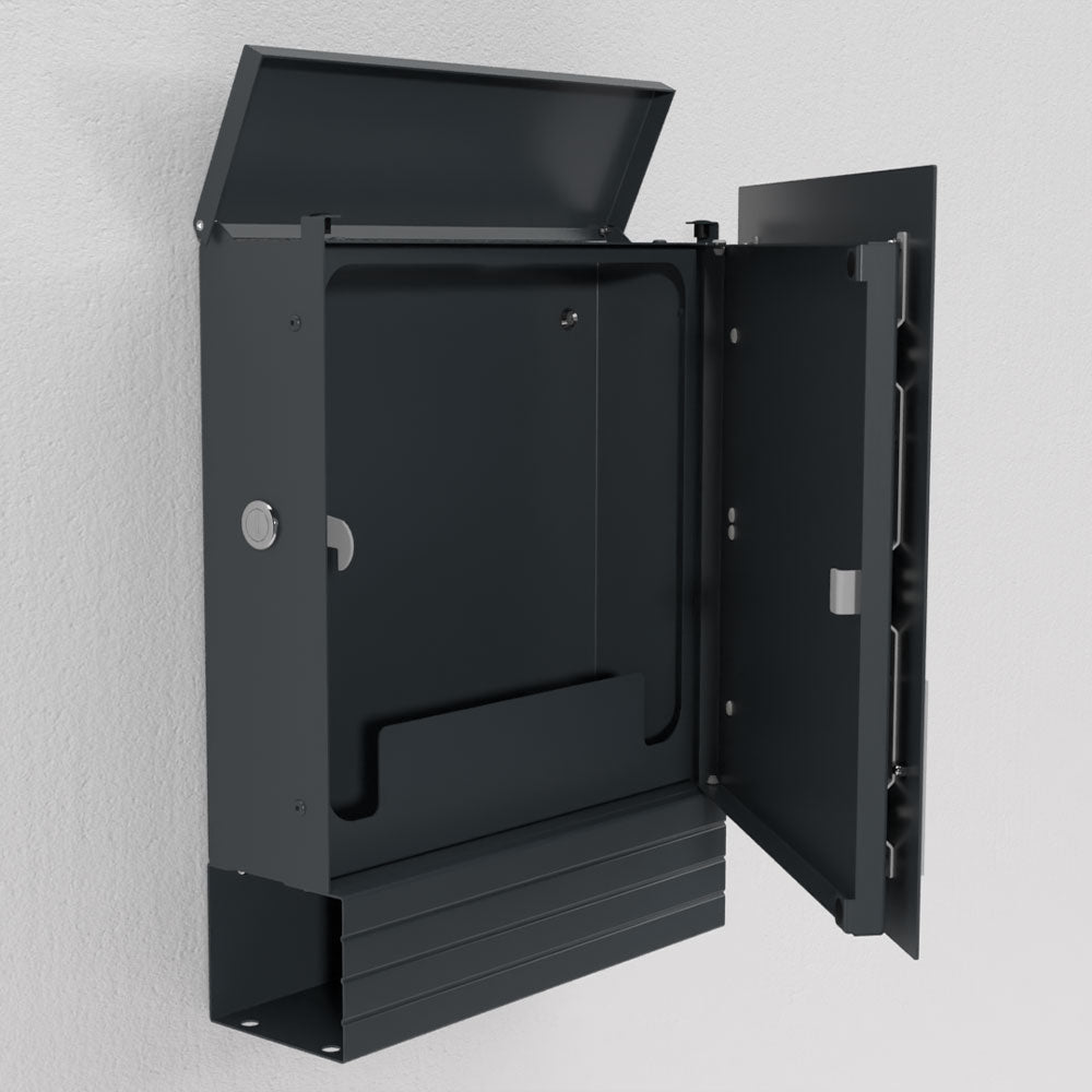 Edelstahl Briefkasten B1 Light Shield