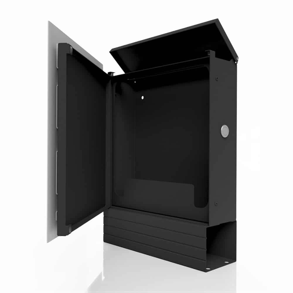 Briefkasten Anthrazit freistehend – B1 Light Shield