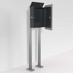 Edelstahl Briefkasten freistehend – B1 Steel