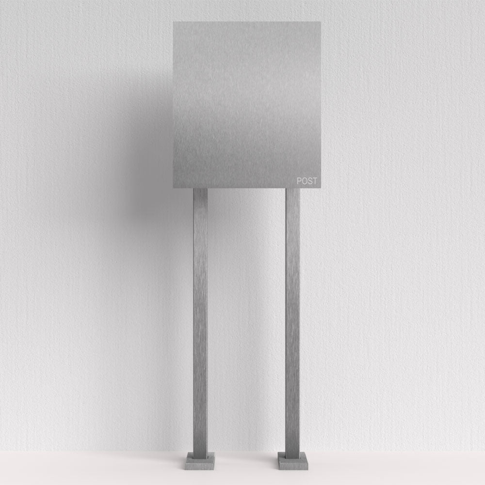 Edelstahl Briefkasten freistehend – B1 Steel