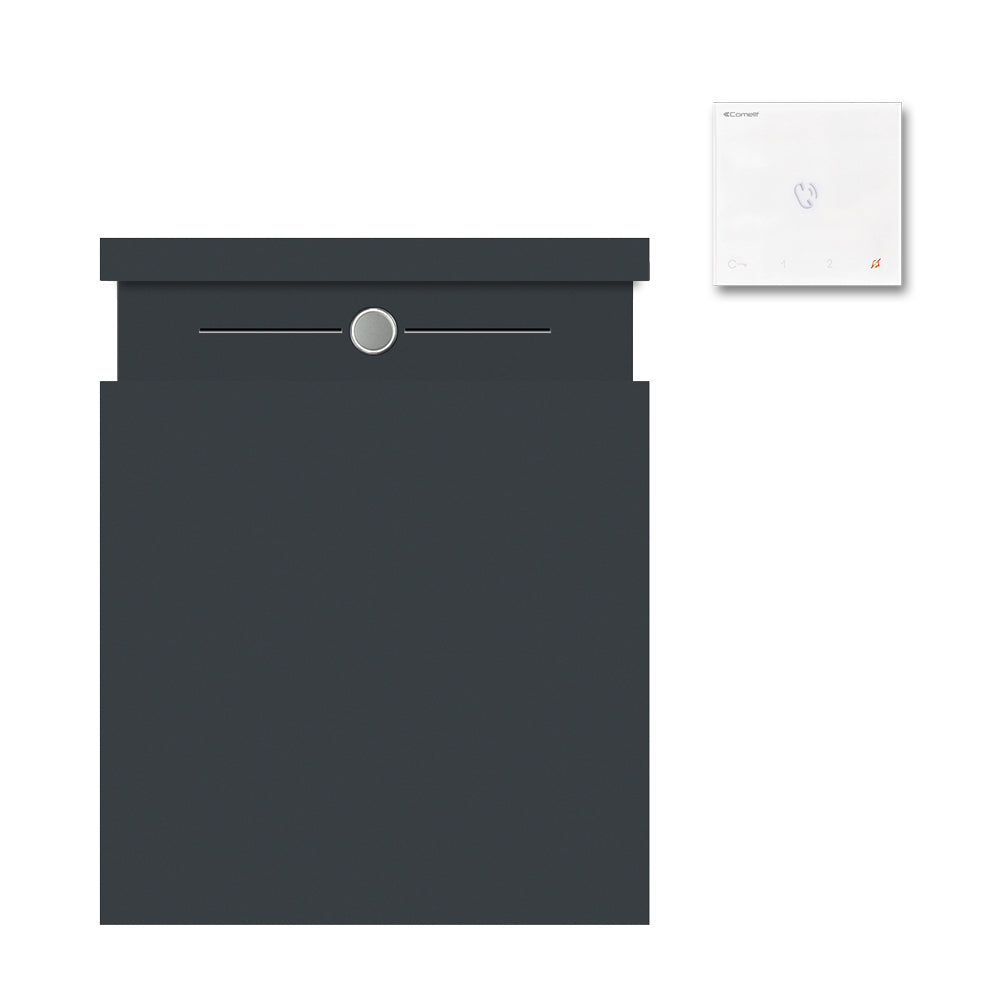 Edelstahl Briefkasten Audio B5 Anthrazit