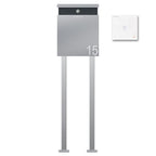 Edelstahl Briefkasten Freistehend Audio B5 Steel