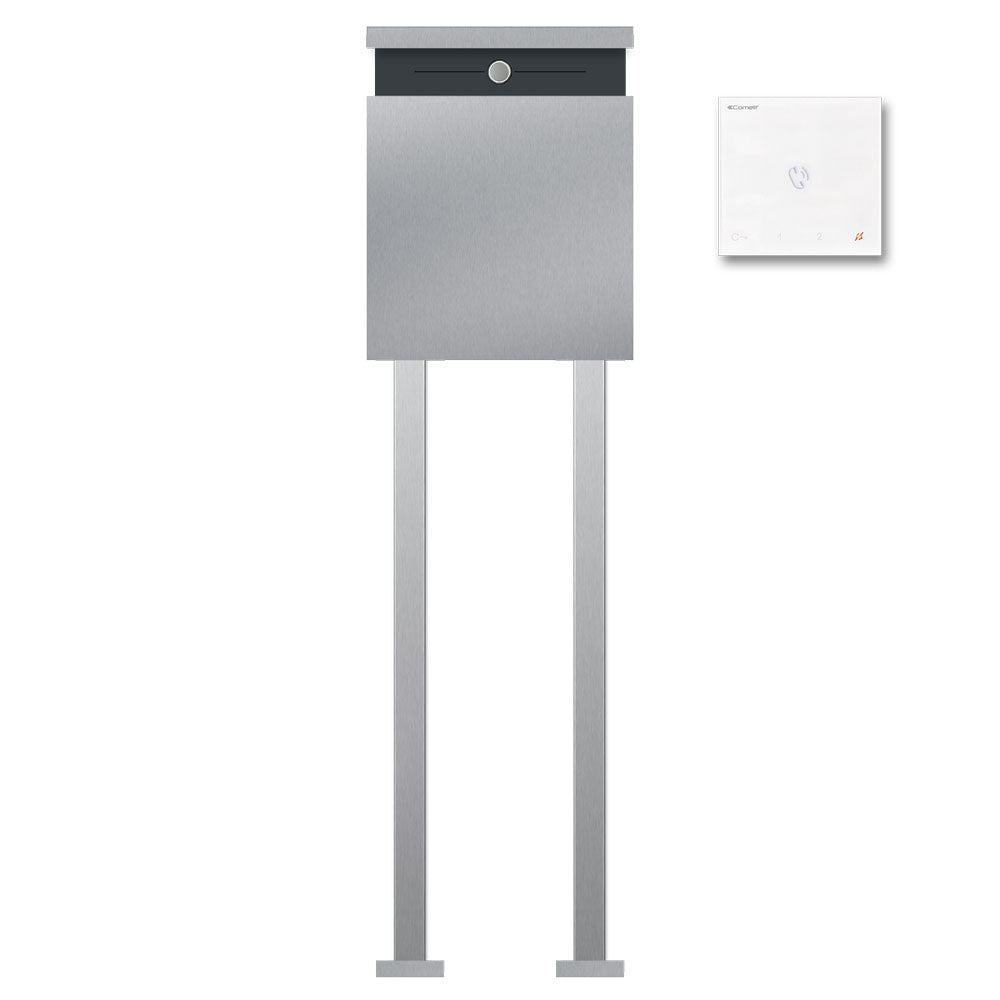 Edelstahl Briefkasten Freistehend Audio B5 Steel
