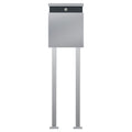 Edelstahl Briefkasten Freistehend B5 Steel