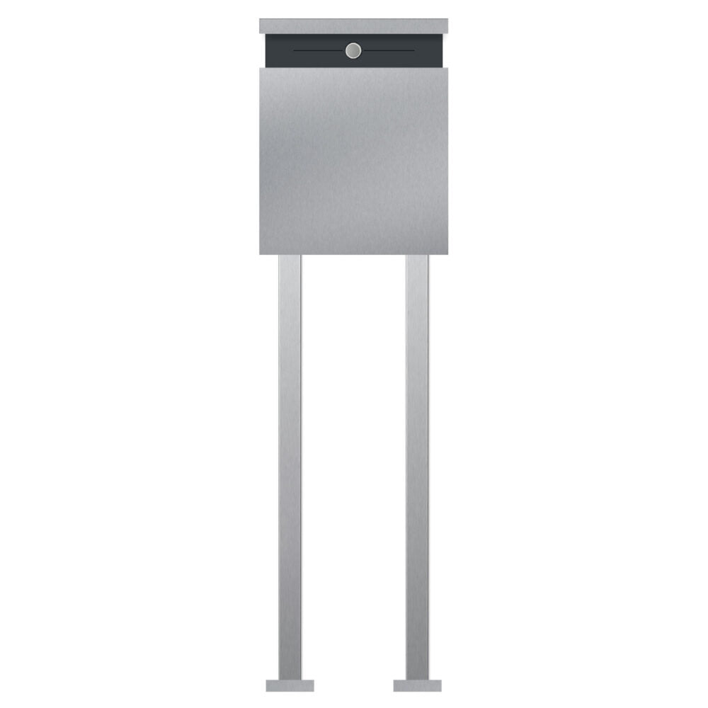Edelstahl Briefkasten Freistehend B5 Steel