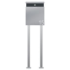 Edelstahl Briefkasten Freistehend B5 Steel
