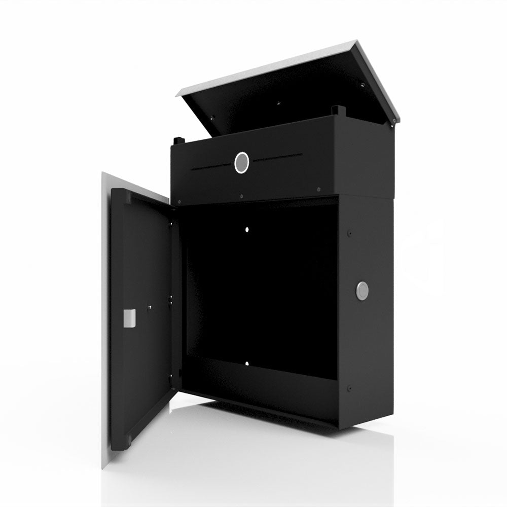 Edelstahl Briefkasten Zeitungsfach Freistehend Audio B5 Steel
