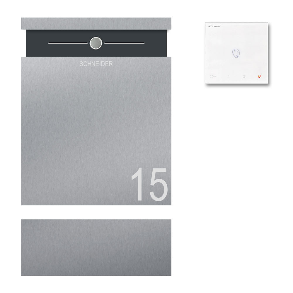 Edelstahl Briefkasten Zeitungsfach Audio B5 Steel