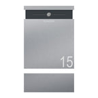 Edelstahl Briefkasten Zeitungsfach B5 Steel
