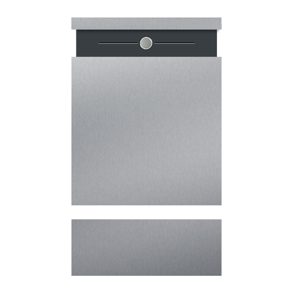 Edelstahl Briefkasten Zeitungsfach B5 Steel