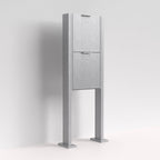 Briefkasten Edelstahl B4 Big Twin freistehend