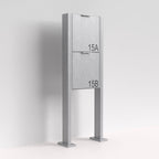 Briefkasten Edelstahl B4 Big Twin freistehend
