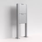 Briefkasten Edelstahl B4 Big Twin freistehend