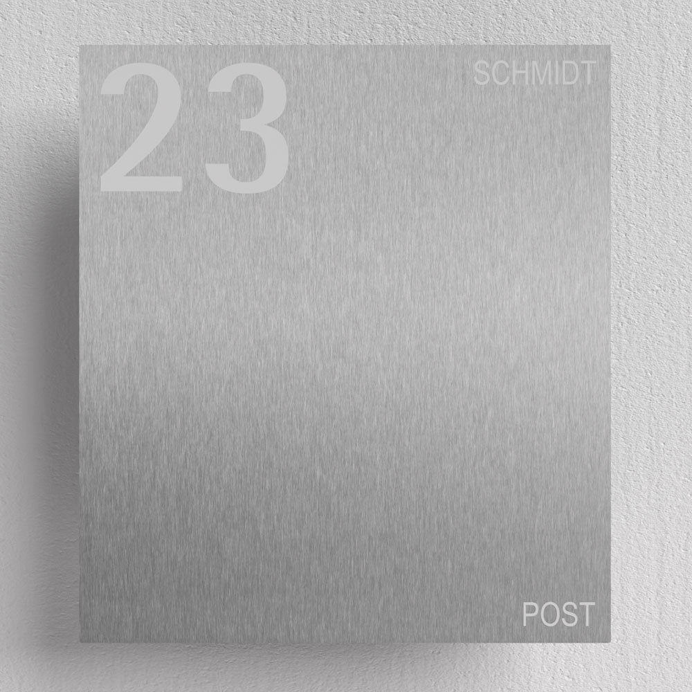 Edelstahl Briefkasten – B1 Steel
