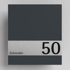 Edelstahl Briefkasten B1 Shield mit geschliffener Oberfläche und RAL7016 Pulverbeschichtung, wetterfest und langlebig