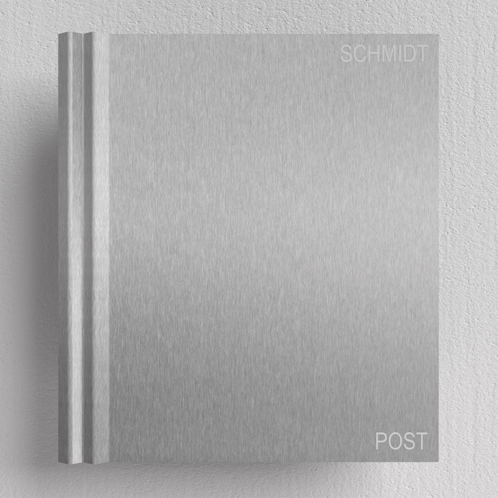 Edelstahl Briefkasten – B1 Wave