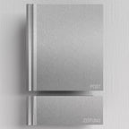 Edelstahl Briefkasten mit Zeitungsfach – B1 Wave