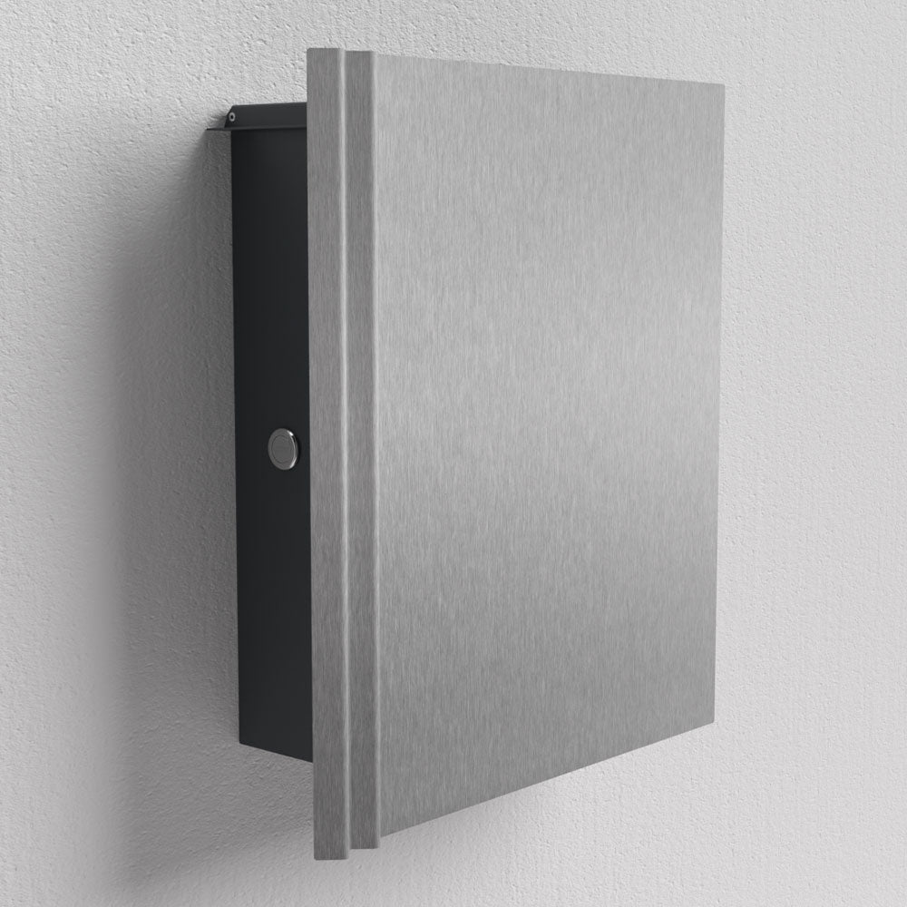Edelstahl Briefkasten – B1 Wave