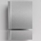 Edelstahl Briefkasten mit Zeitungsfach – B1 Wave