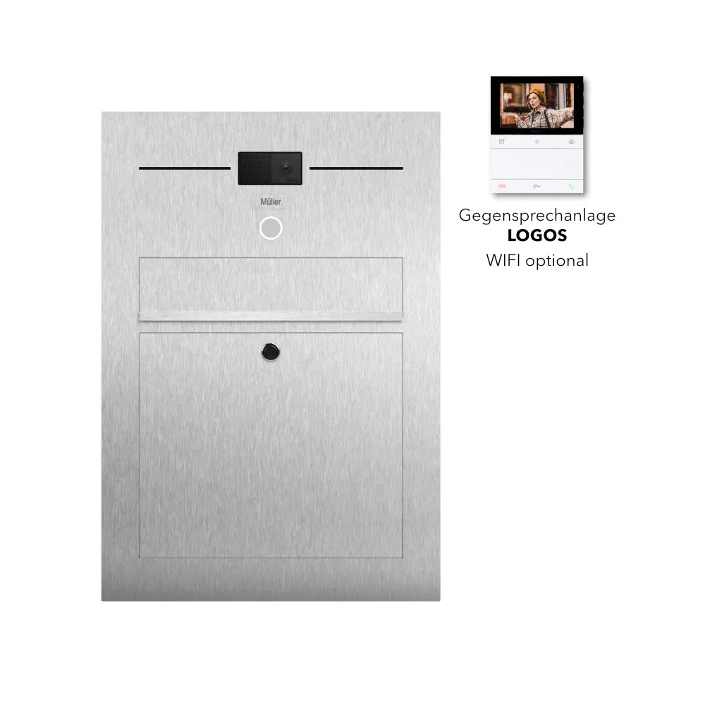 Briefkasten Türsprechanlage Edelstahl B3V-LC Ultra