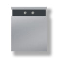 Edelstahl Briefkasten B5 Steel Doppelklingel