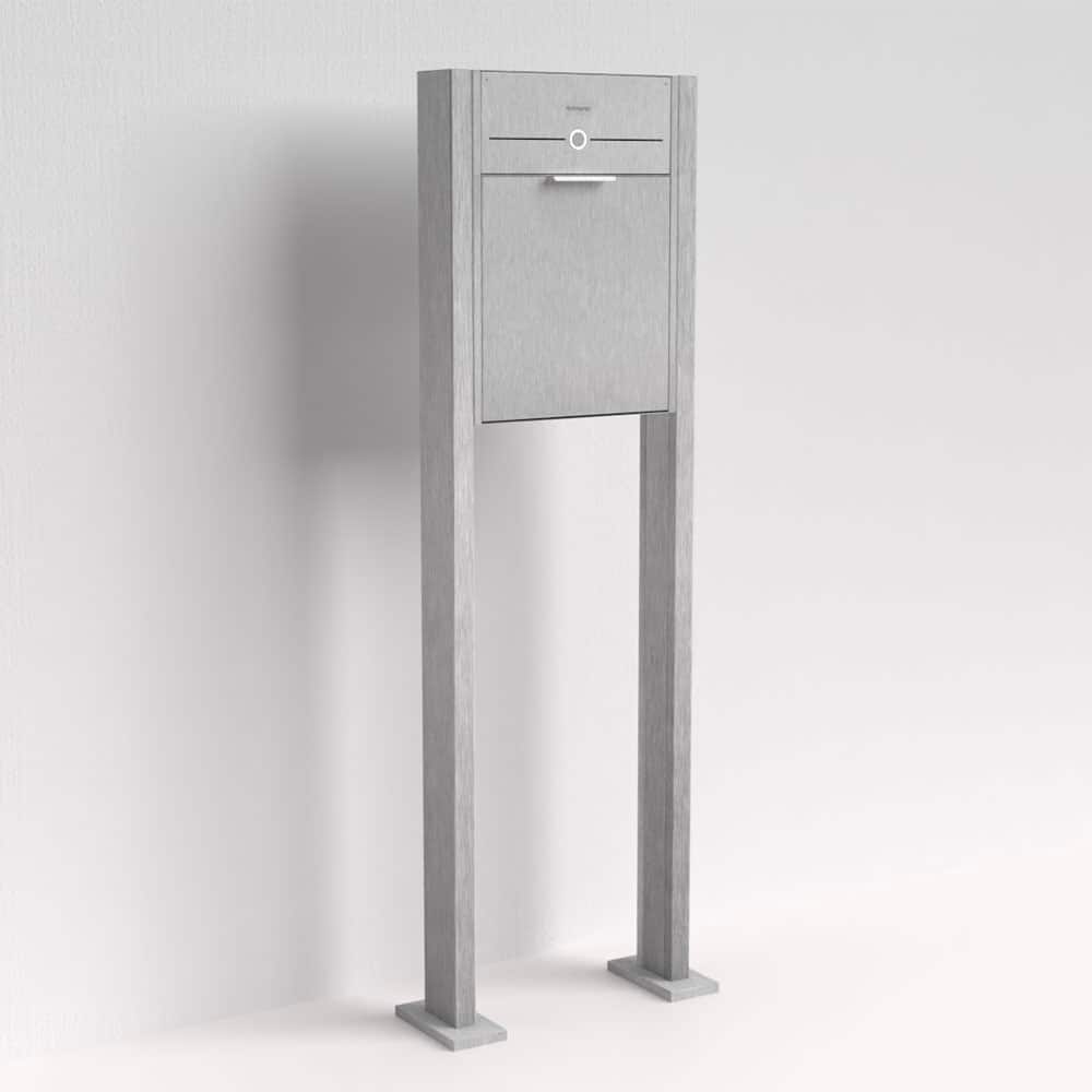 Briefkasten Edelstahl B4 Big Audio freistehend – Briefkastenanlage