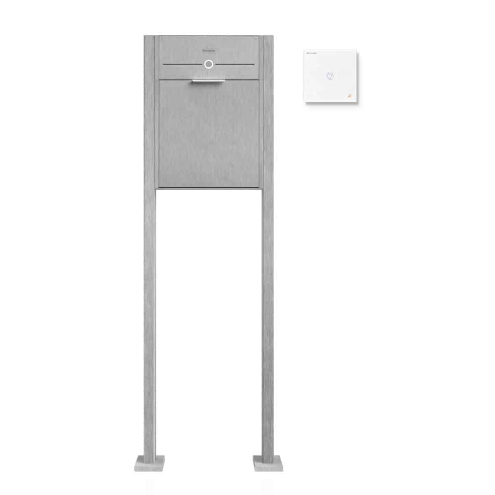 Briefkasten Edelstahl B4 Big Audio freistehend – Briefkastenanlage
